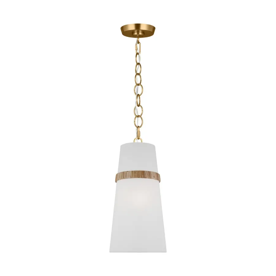 Cordtlandt One Light Pendant in Rattan