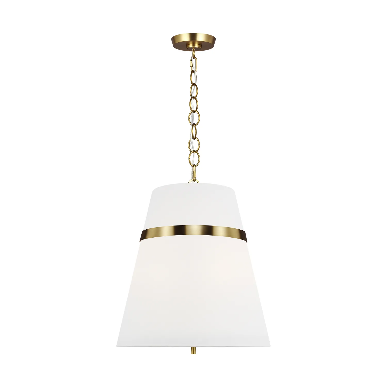 Cordtlandt Three Light Pendant in Burnished Brass