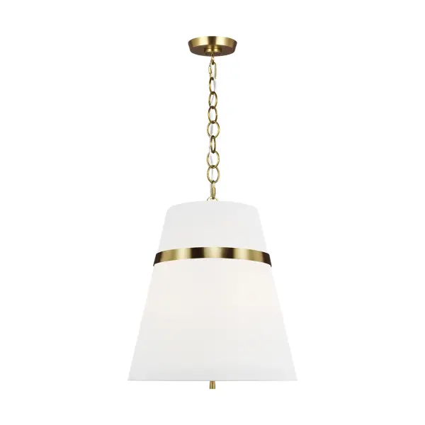 Cordtlandt Three Light Pendant in Burnished Brass
