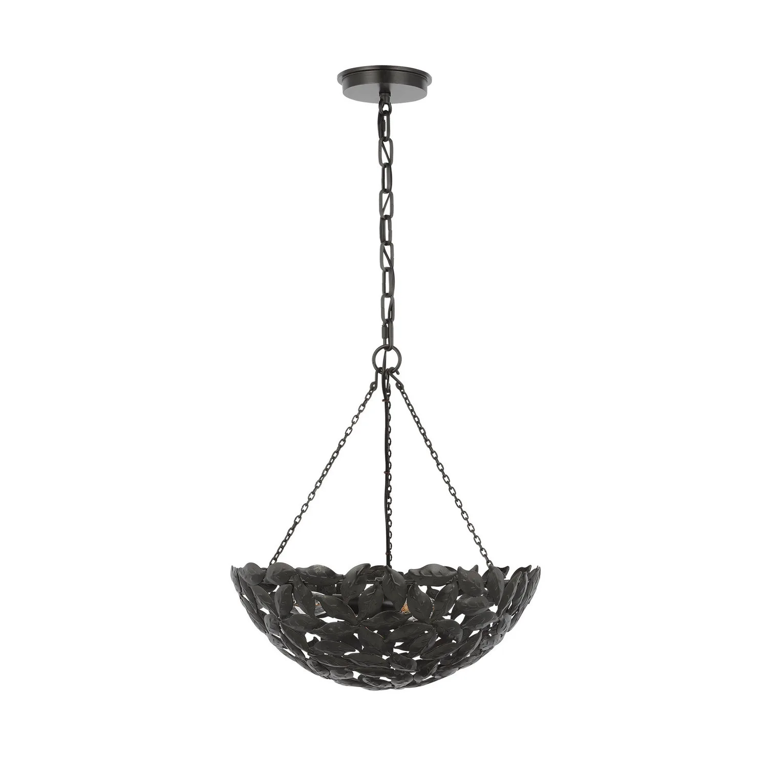 Kelan Six Light Pendant in Aged Iron