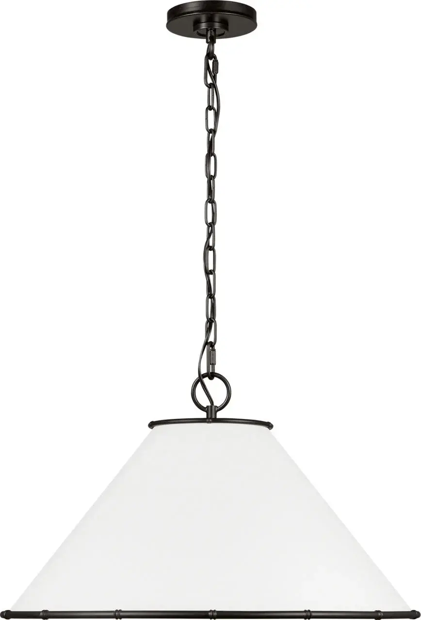 Aldric Medium Pendant in Aged Iron - Image 1