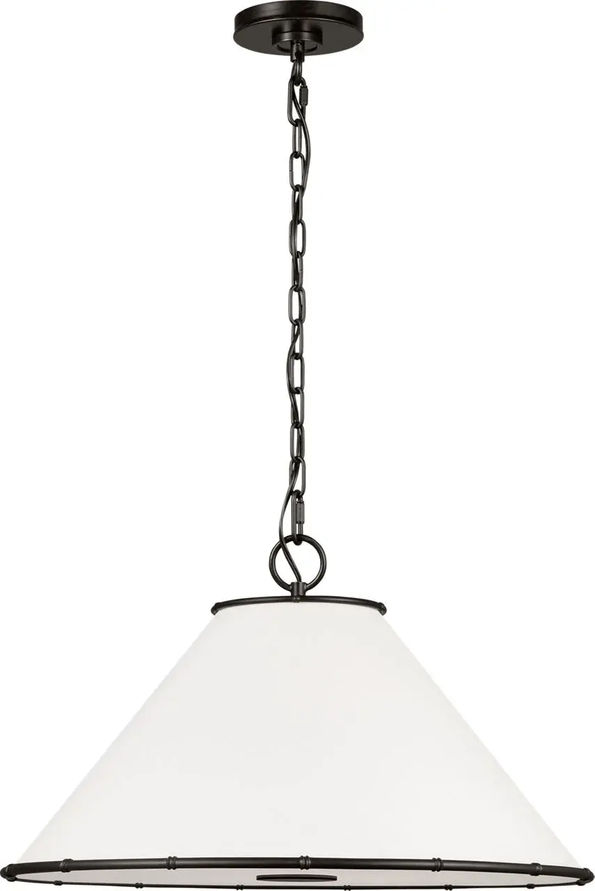 Aldric Medium Pendant in Aged Iron - Image 2