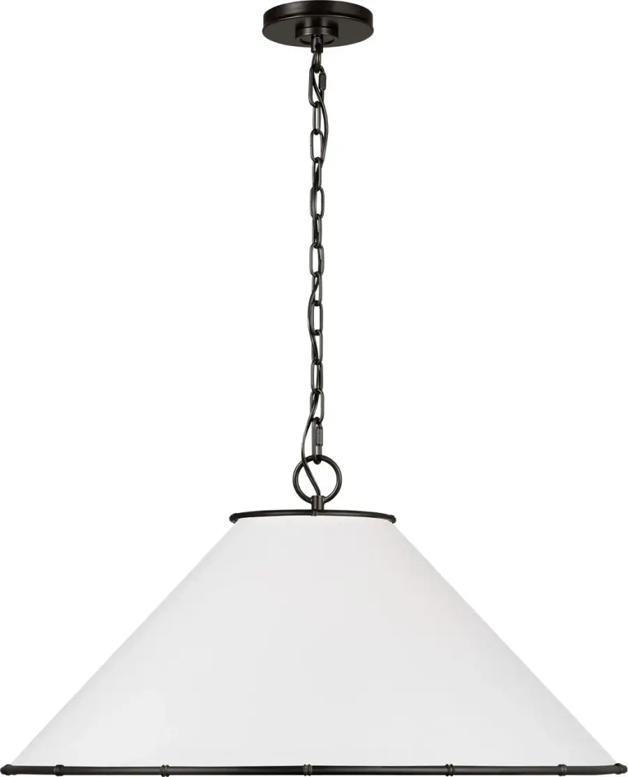 Aldric Large Pendant in Aged Iron - Image 1