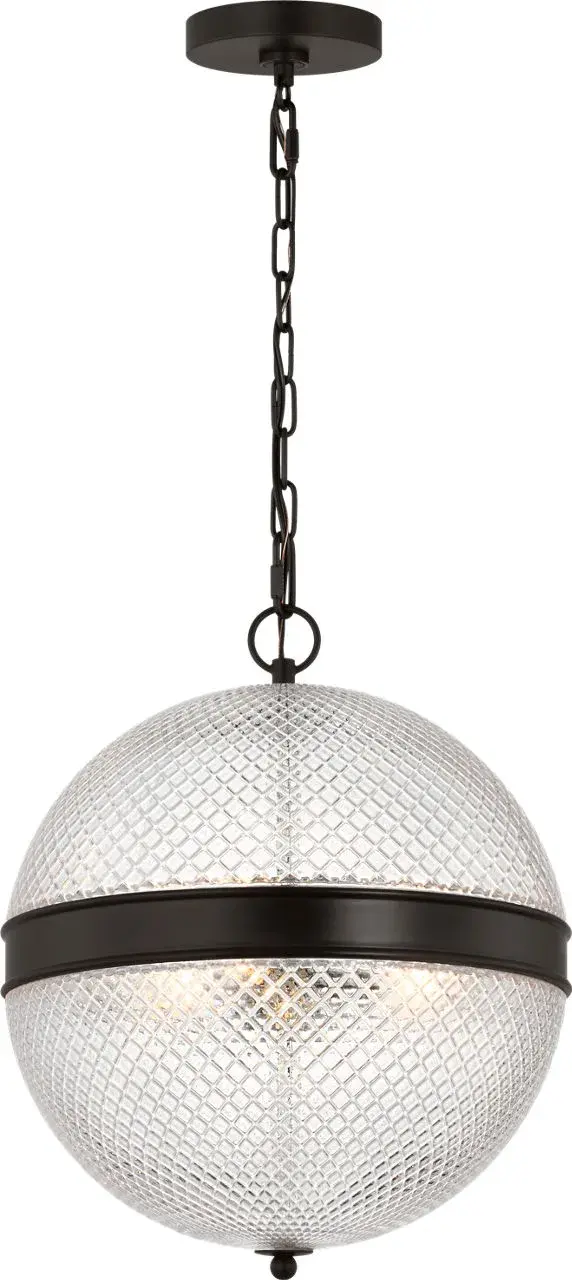 Lucinda 15" Pendant in Aged Iron - Image 2