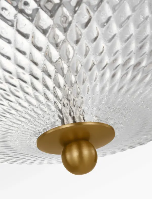 Lucinda 15" Pendant in Burnished Brass - Image 4