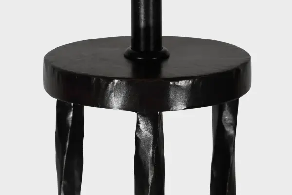 Sculptural Statement Floor Lamp with Timeless Aged Iron Finish - Image 6