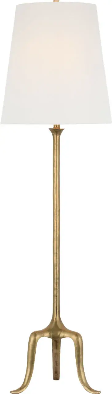 Elegant Traditional Floor Lamp with Timeless Brass Finish - Image 2