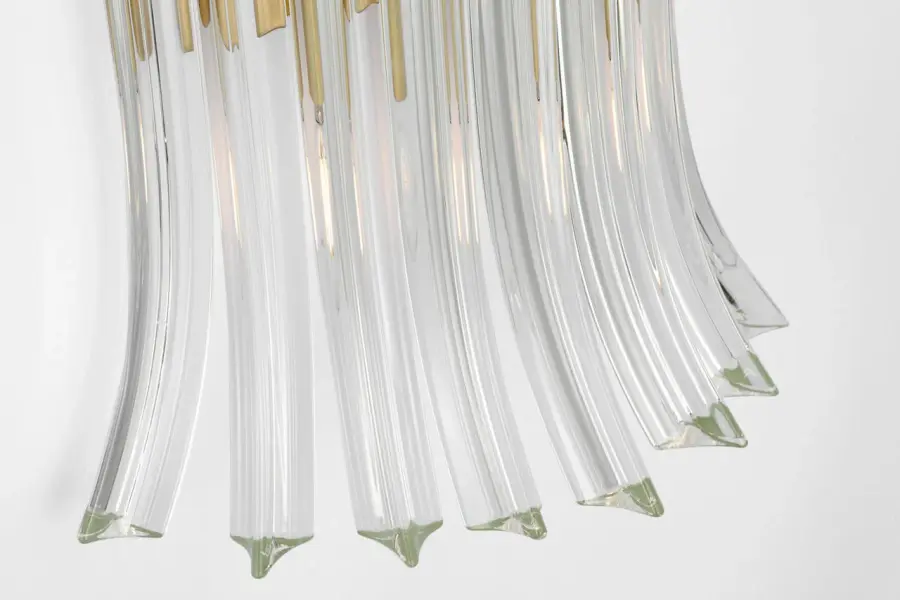 Rhine 21" Crystal Sconce in Hand-Rubbed Antique Brass - Image 6