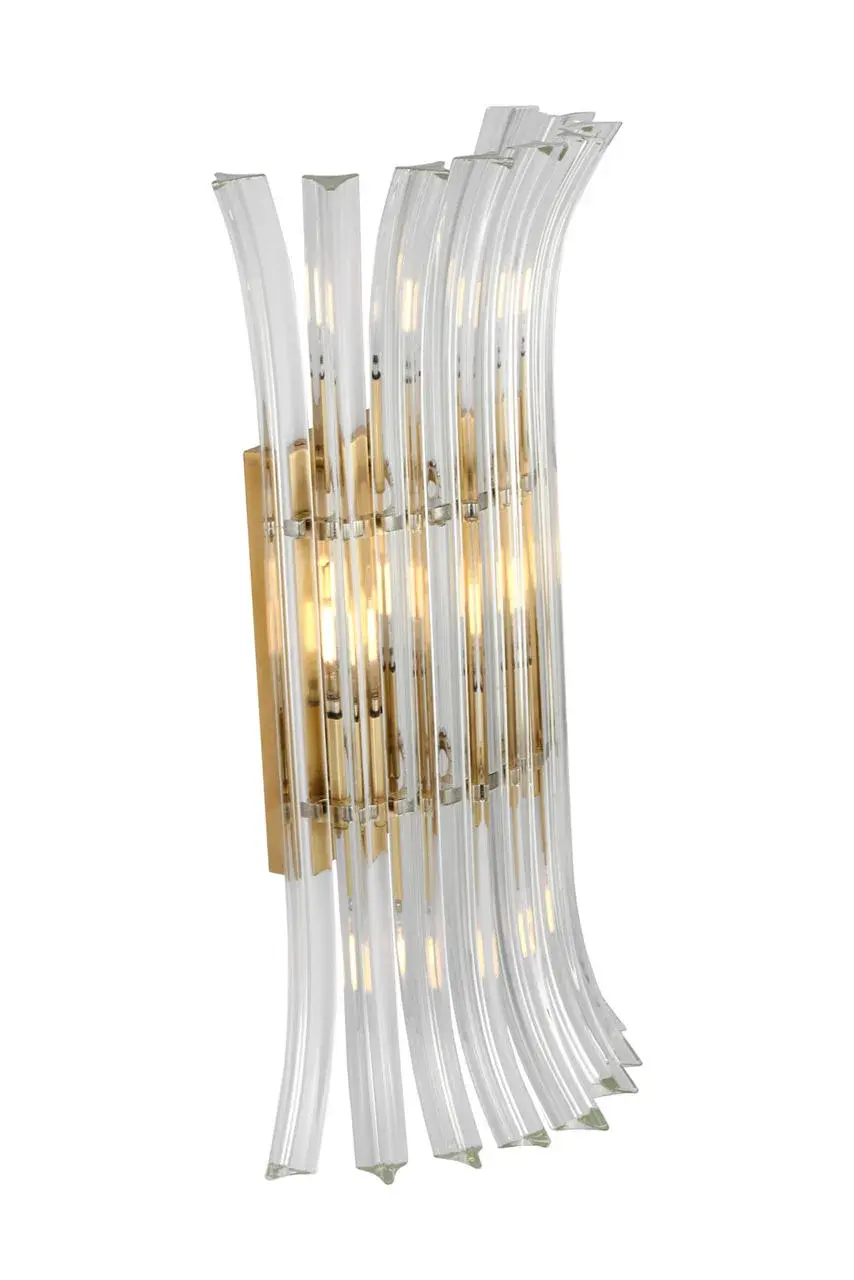 Rhine 21" Crystal Sconce in Hand-Rubbed Antique Brass - Image 7