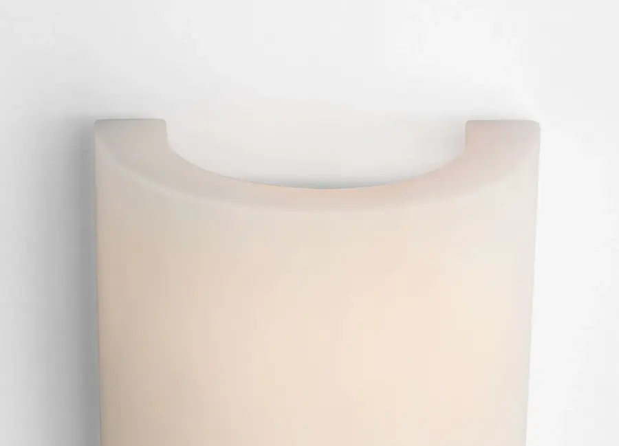 Pascal 21" Sconce in Bronze with Alabaster - Image 2