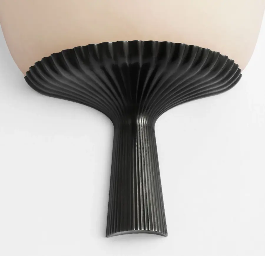 Pascal 21" Sconce in Bronze with Alabaster - Image 3