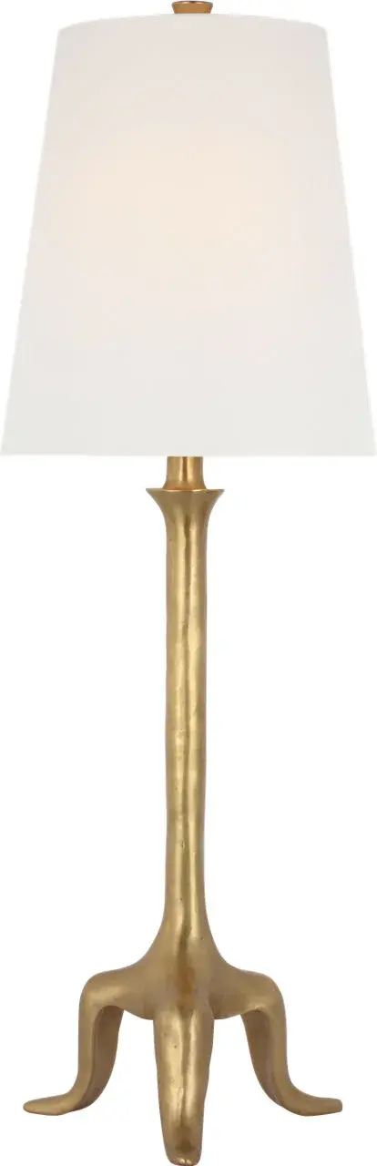 Elegant Traditional Table Lamp with Timeless Brass Finish - Image 1