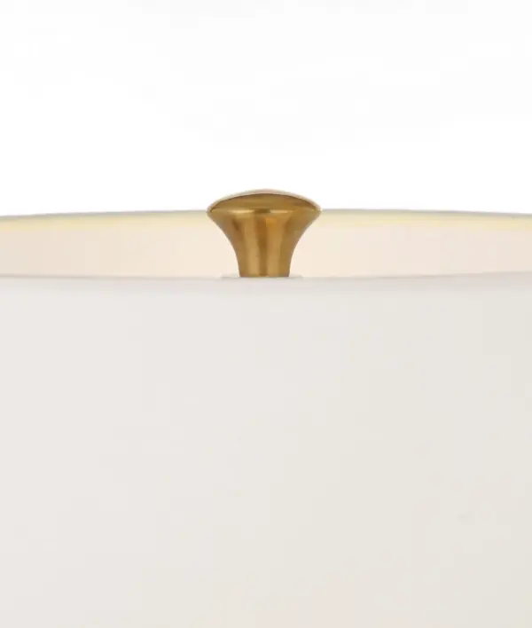 Elegant Sculpted Ceramic Lamp with Timeless Transitional Appeal - Image 5