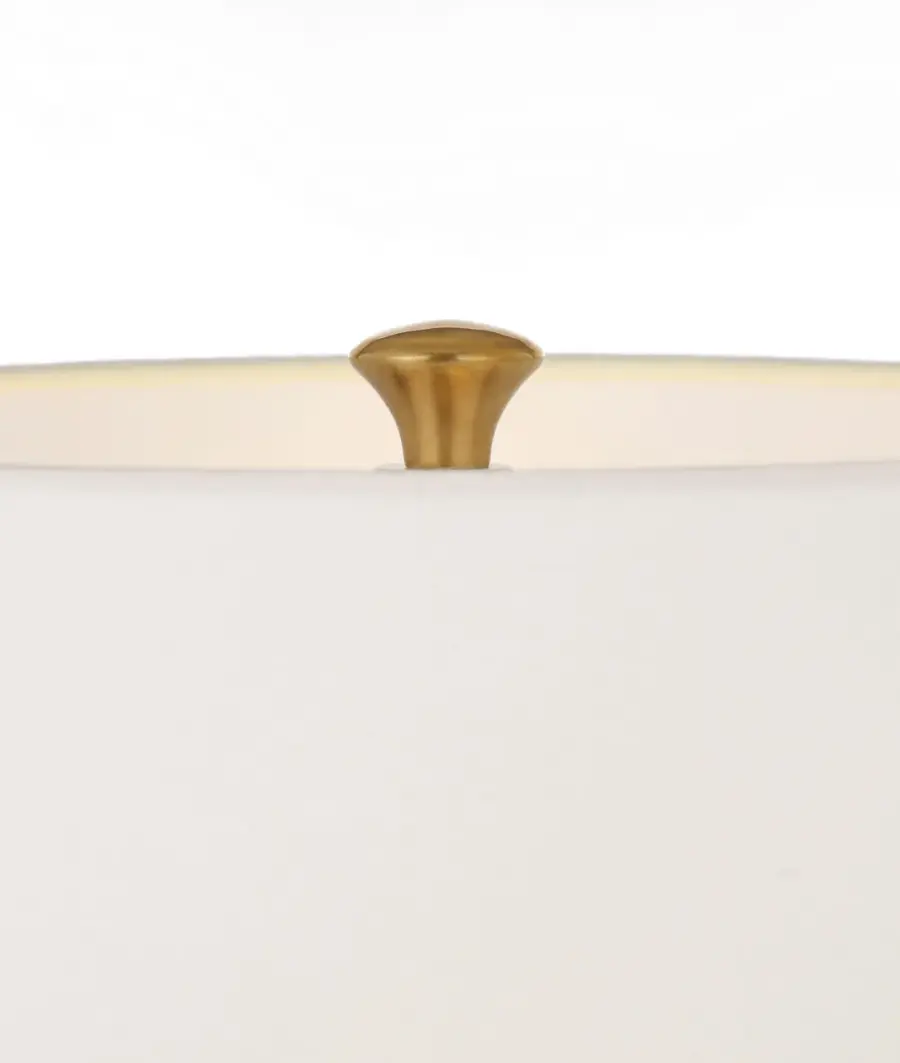 Elegant Sculpted Ceramic Lamp with Timeless Transitional Appeal - Image 5
