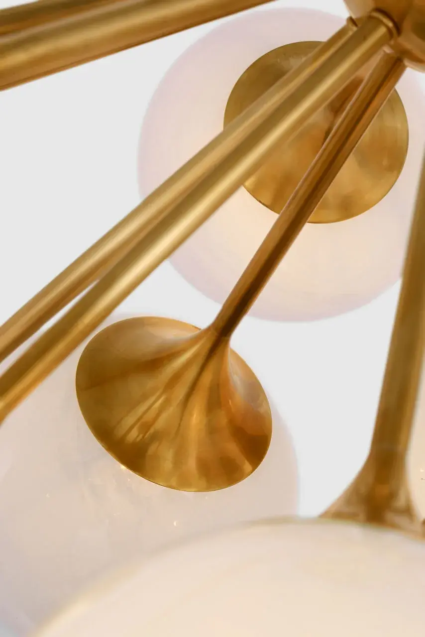 Grand Statement Flush Mount Blending Old-World Glamour with Modern Design - Image 4