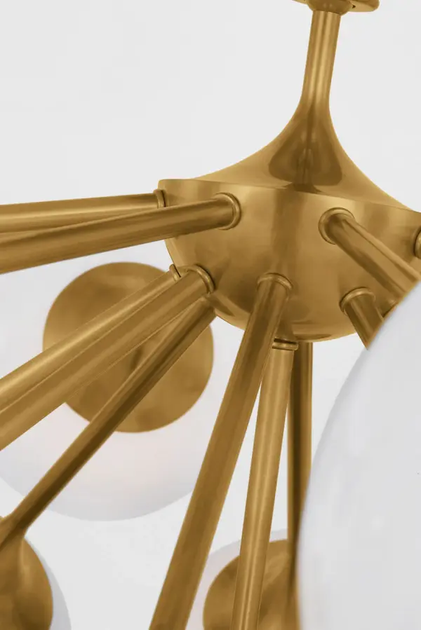 Grand Statement Flush Mount Blending Old-World Glamour with Modern Design - Image 5