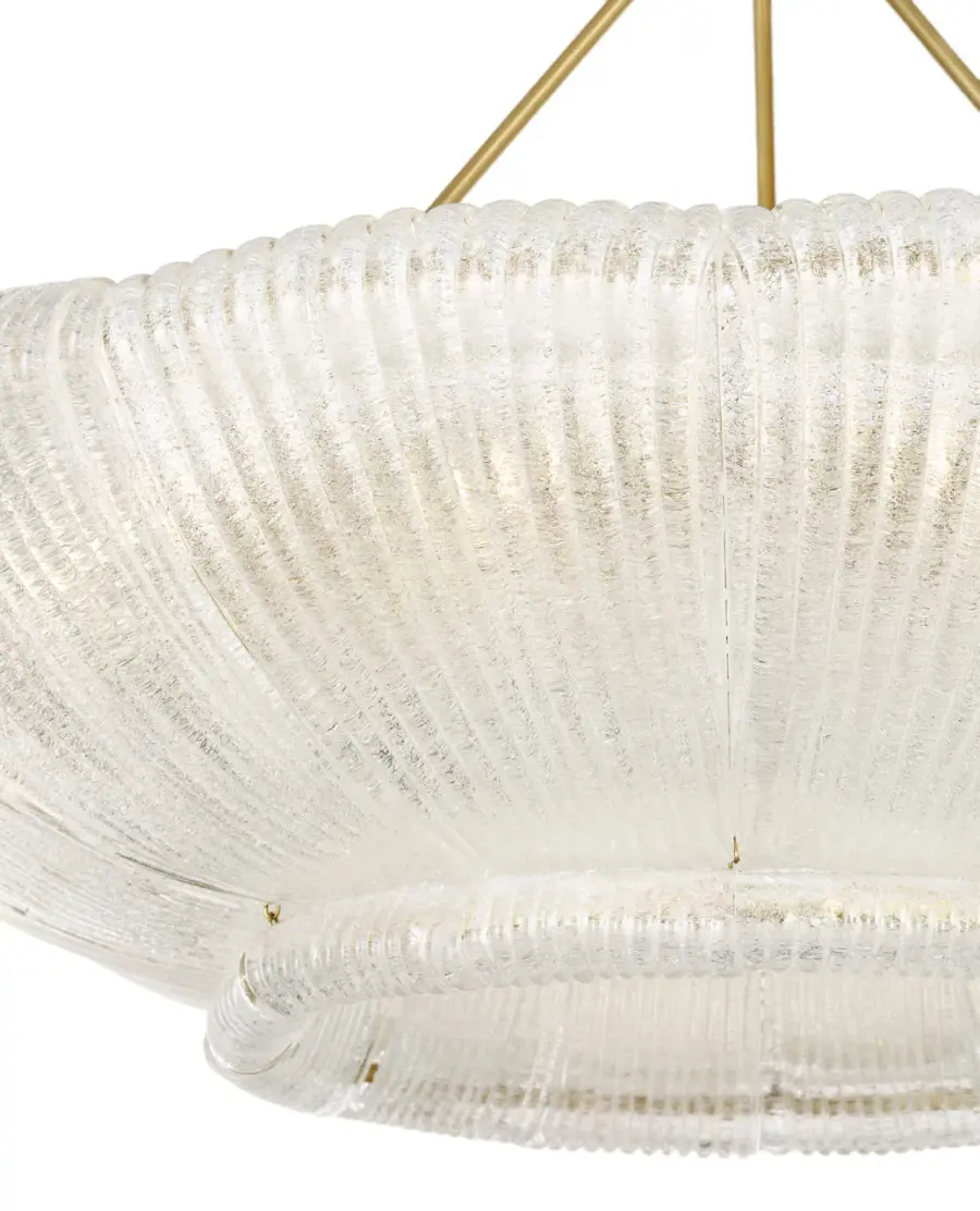 Sophisticated Statement Chandelier with Artisanal Glass Detail - Image 5