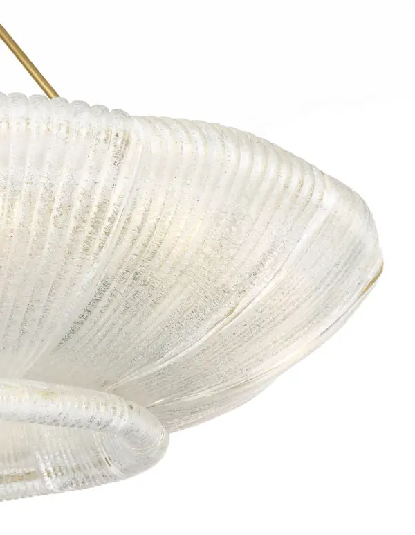 Sophisticated Statement Chandelier with Artisanal Glass Detail - Image 6