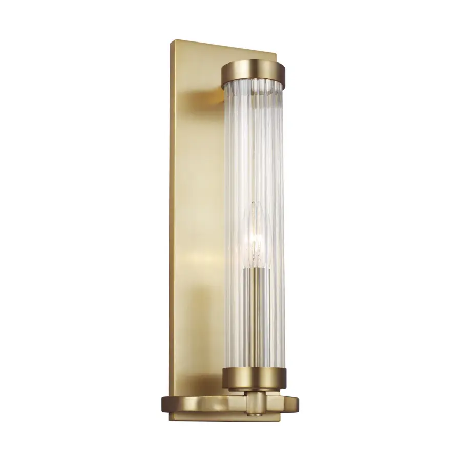 Alexa Hampton Demi One Light Wall Sconce in Burnished Brass