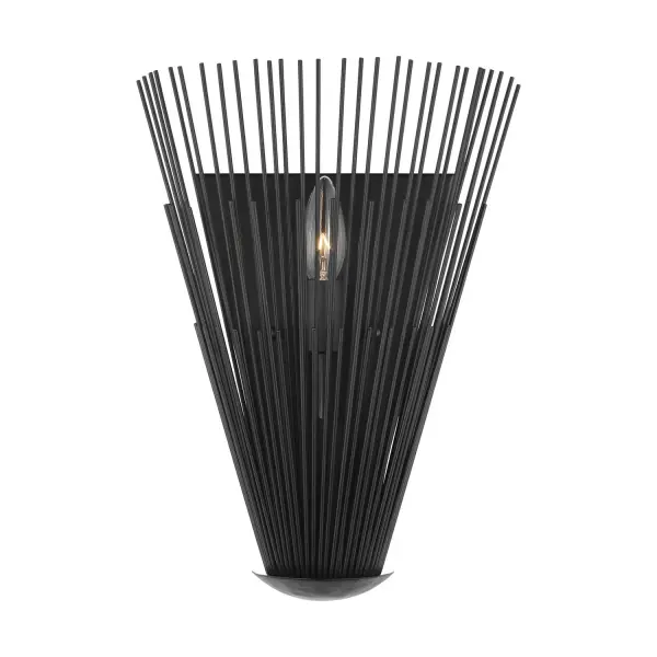 Helios Three Light Pocket Sconce in Aged Iron