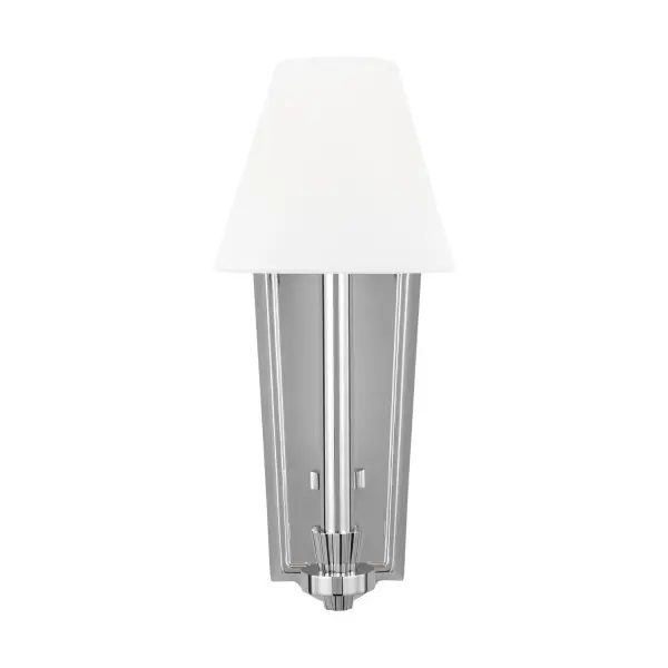 Paisley One Light Wall Sconce in Polished Nickel