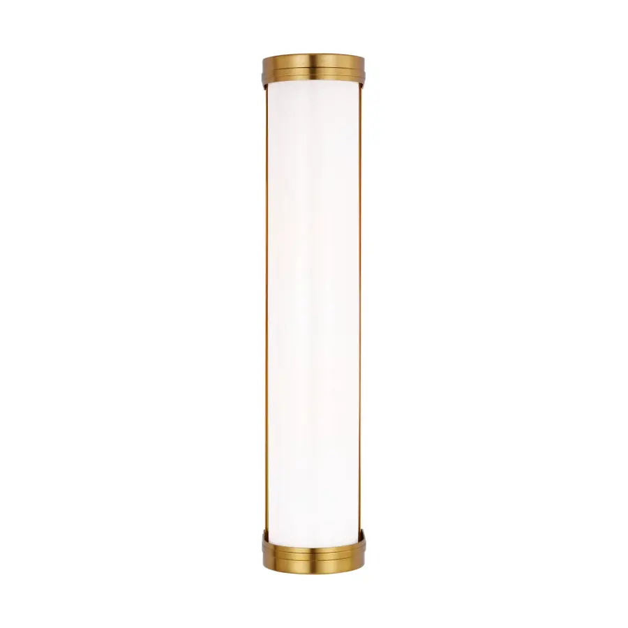 Ifran Two Light Vanity in Burnished Brass