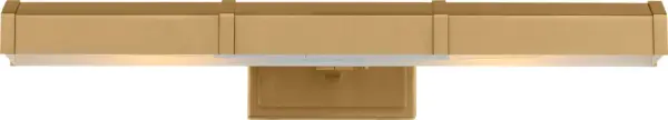 The Granby picture light combines traditional elegance with modern architectural details, featuring an adjustable shade and burnished brass finish. Designed specifically for artwork illumination with optimal lighting placement.