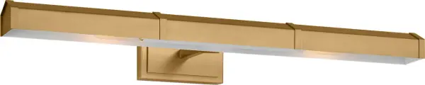 The Granby picture light by Alexa Hampton combines traditional elegance with modern architectural details. Its adjustable shade and burnished brass finish make it ideal for highlighting artwork while adding sophistication to any space.