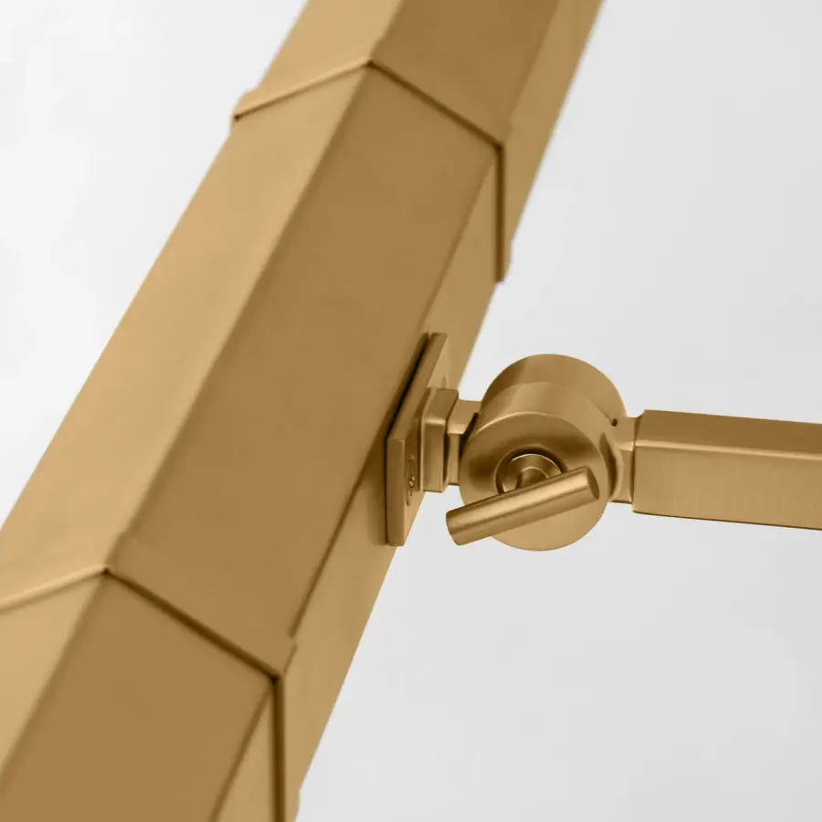 Granby Two Light Picture Light in Burnished Brass - Image 9