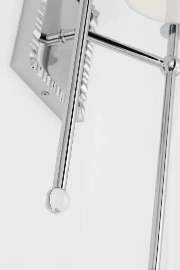 Baxley Two Light Wall Sconce in Polished Nickel - Image 4