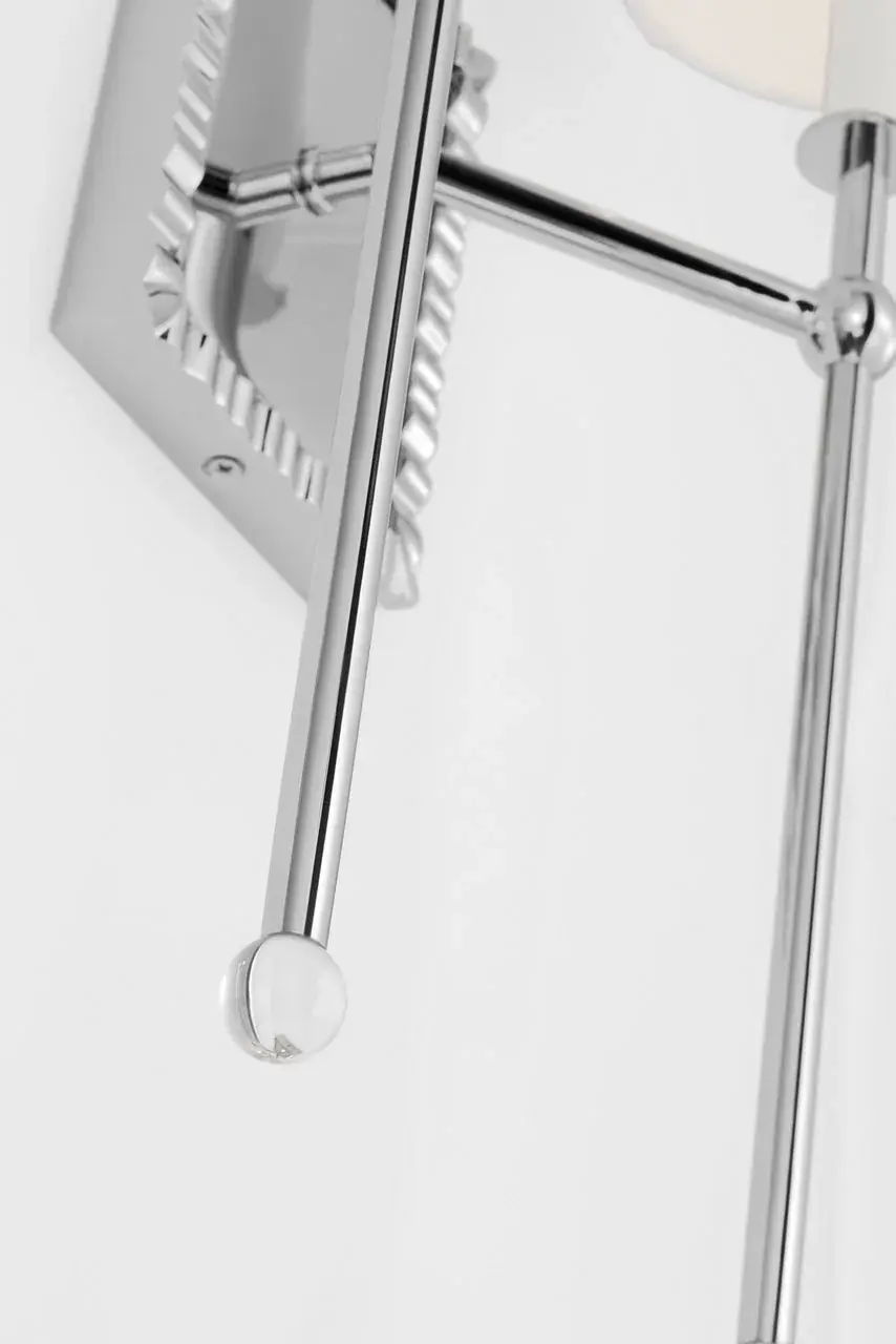 Baxley Two Light Wall Sconce in Polished Nickel - Image 4