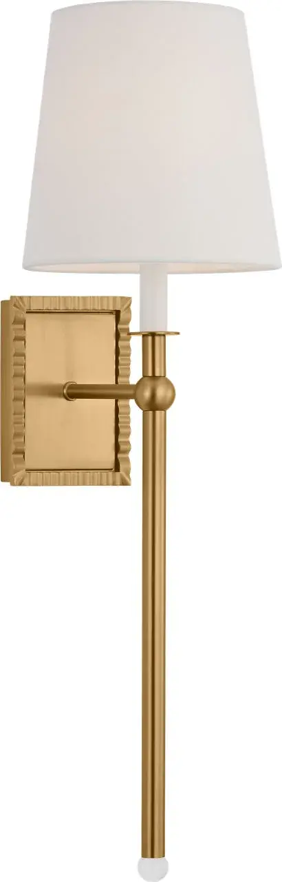 Baxley One Light Wall Sconce in Burnished Brass - Image 2