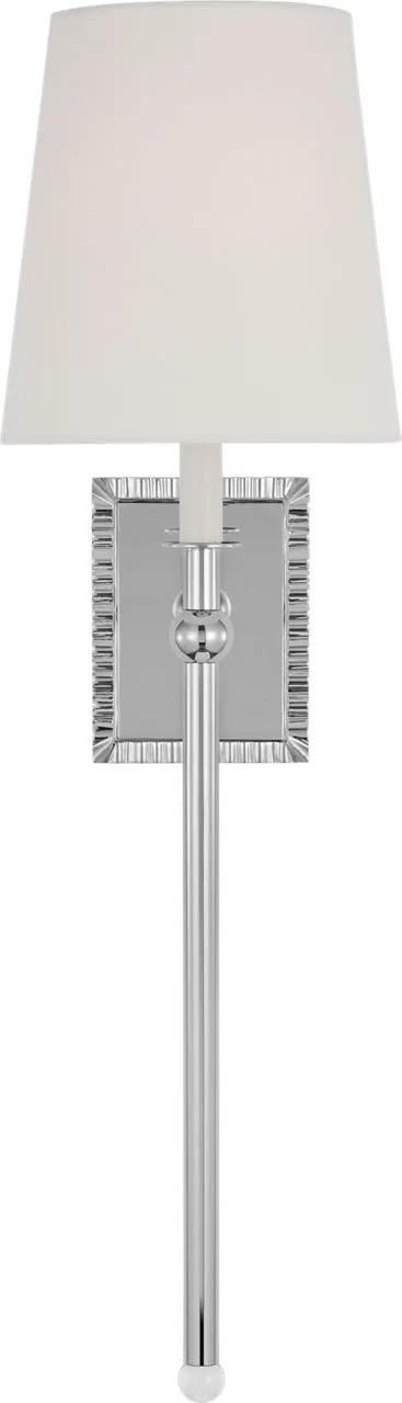 Baxley One Light Wall Sconce in Polished Nickel