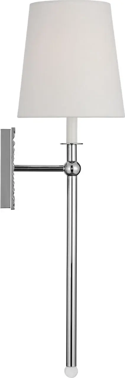 Baxley One Light Wall Sconce in Polished Nickel - Image 3