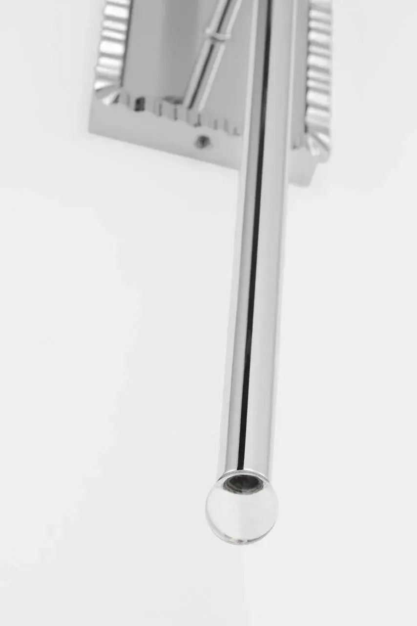 Baxley One Light Wall Sconce in Polished Nickel - Image 4
