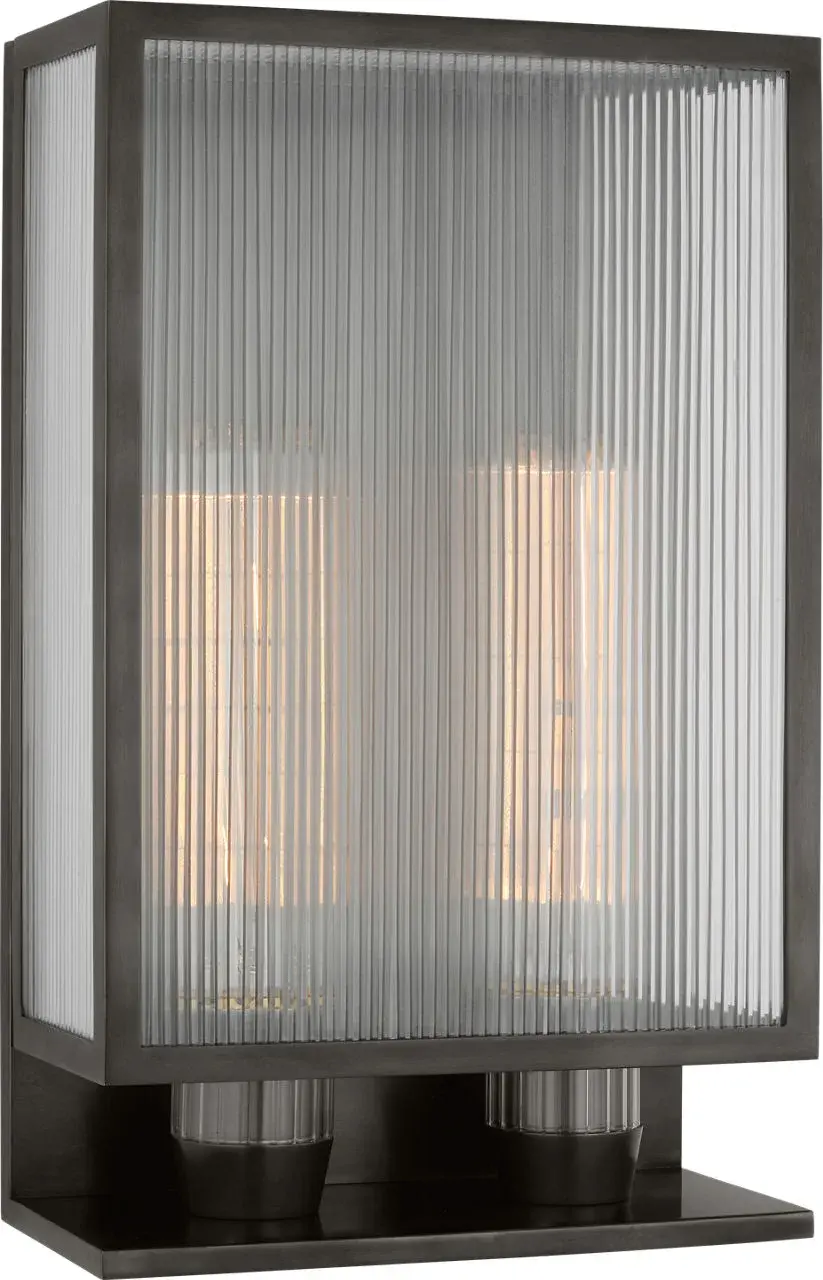 York 16" Double Box Outdoor Sconce - Image 2