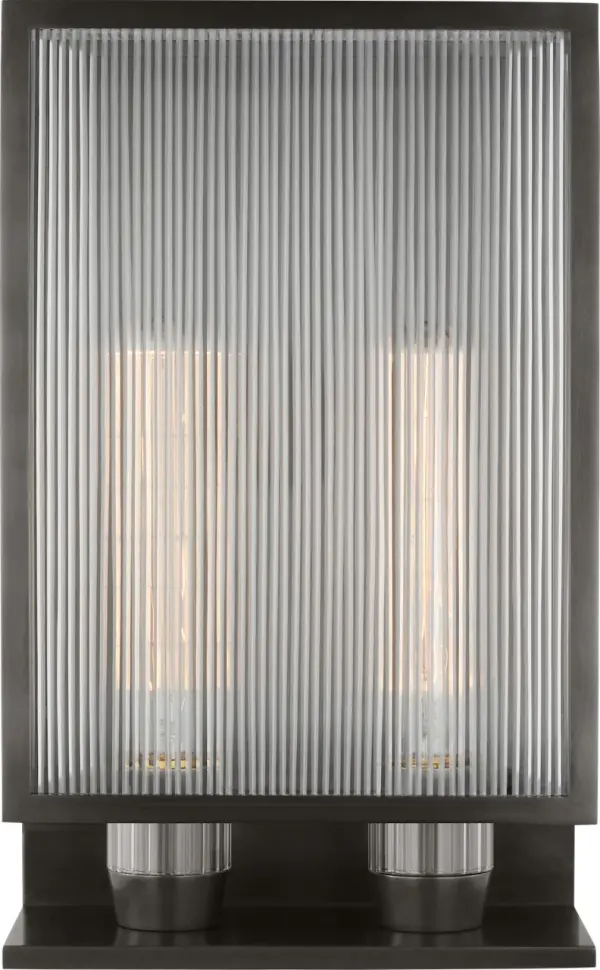 York 16" Double Box Outdoor Sconce - Image 3