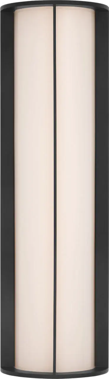 The Phinn 18" Linear Bath Sconce combines modern iron finish with white glass for clean, even illumination. Its linear design provides excellent task lighting for vanity areas while maintaining a sophisticated aesthetic.
