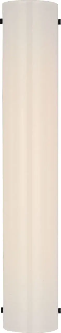 Penhold 18" Bath Light in Bronze with White Glass - Image 1
