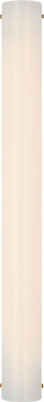 Penhold 30" Bath Light in Soft Brass with White Glass - Image 1