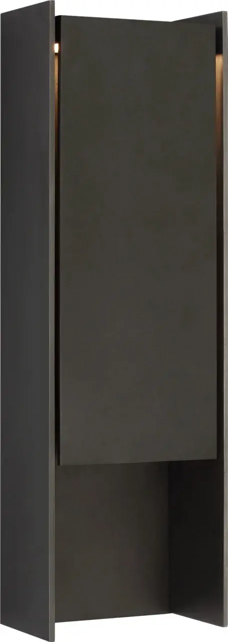 Align 25" Shielded Wall Light in Blackened Stainless - Image 1