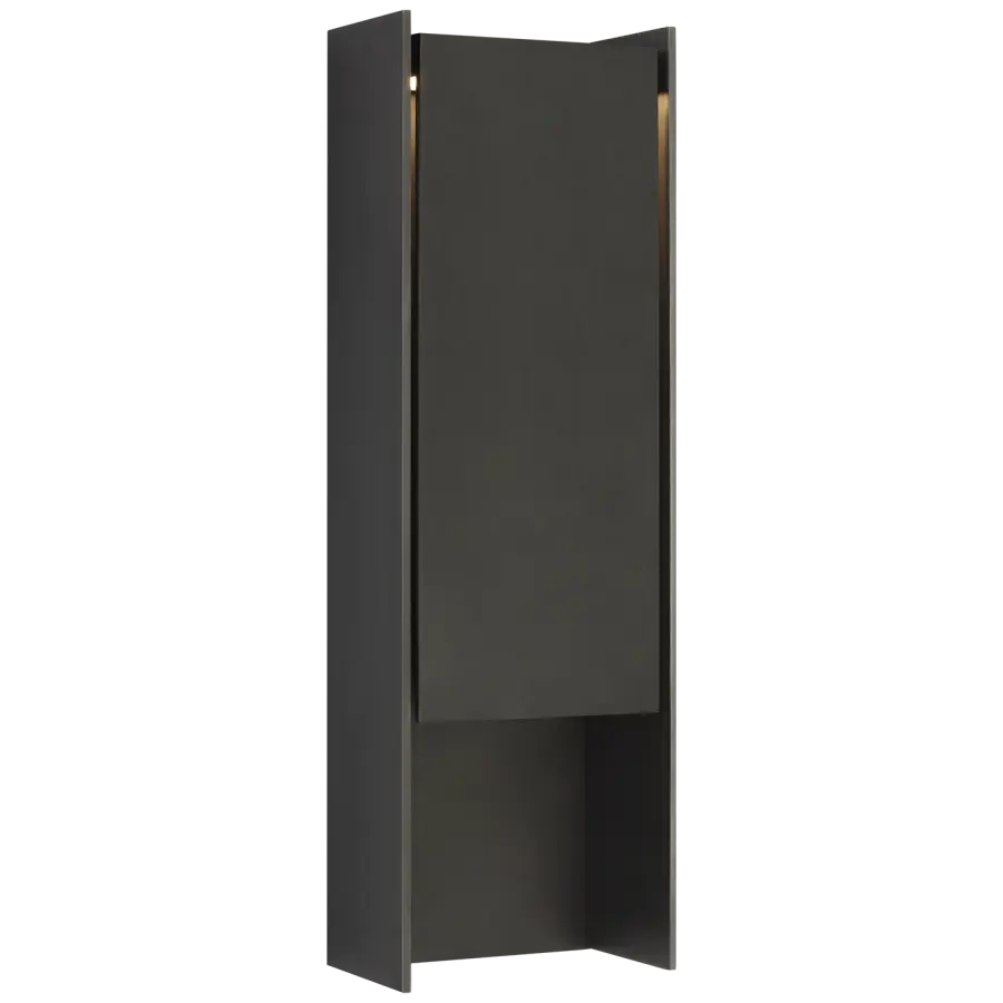 Align 25" Shielded Wall Light in Blackened Stainless - Image 2