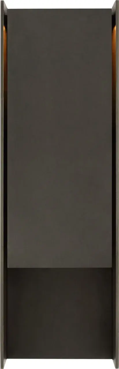 Align 25" Shielded Wall Light in Blackened Stainless - Image 4