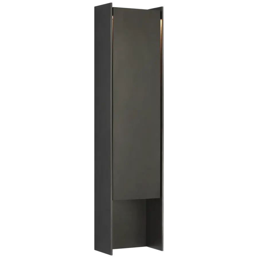 Bold 32" Contemporary Outdoor Wall Light with Industrial Edge - Image 2
