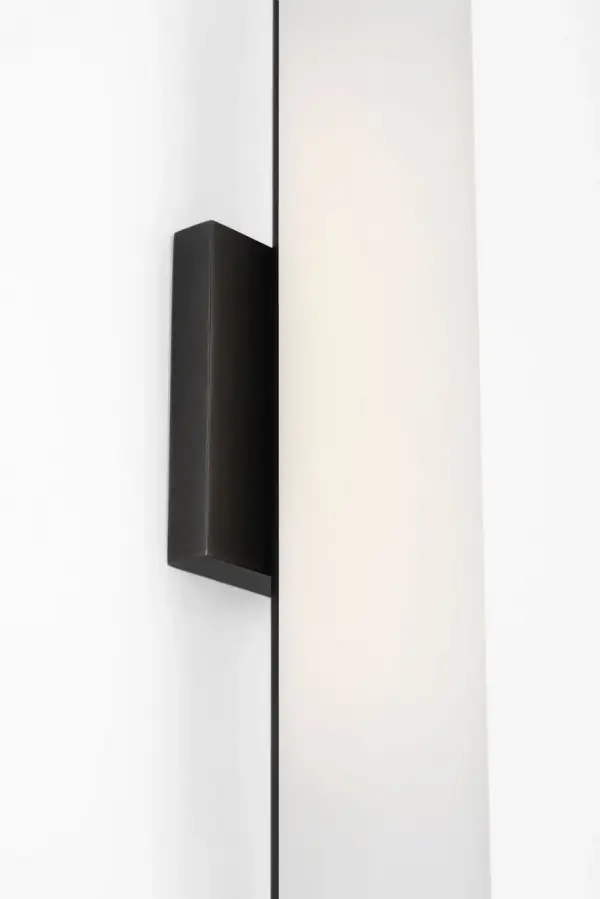 Windchime 25" Tubular Sconce in Bronze with Soft Etched Glass - Image 5