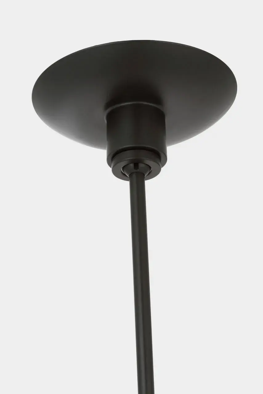 Divina 20" Pendant in Modern Iron with Alabaster - Image 5