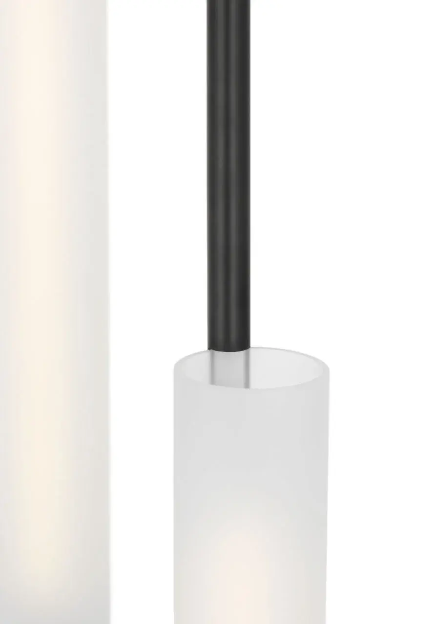 Windchime 12" 3-Light Chandelier in Bronze - Image 4