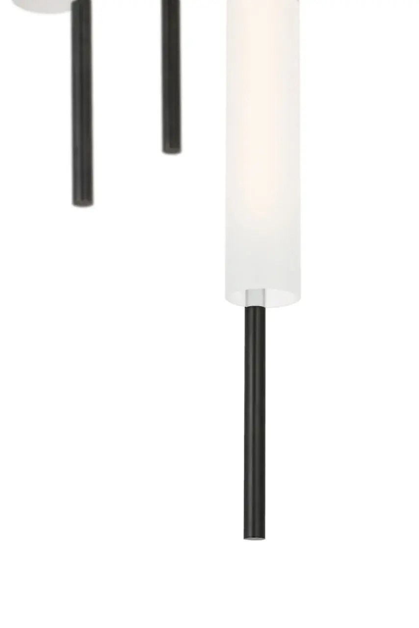 Windchime 12" 3-Light Chandelier in Bronze - Image 5