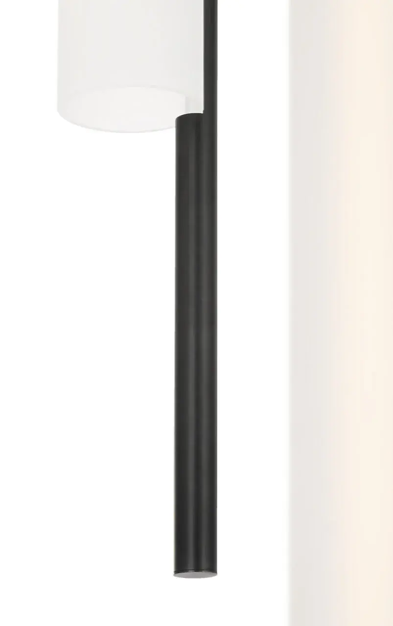 Windchime 17" 5 Light Chandelier in Bronze with Soft Etched Glass - Image 5