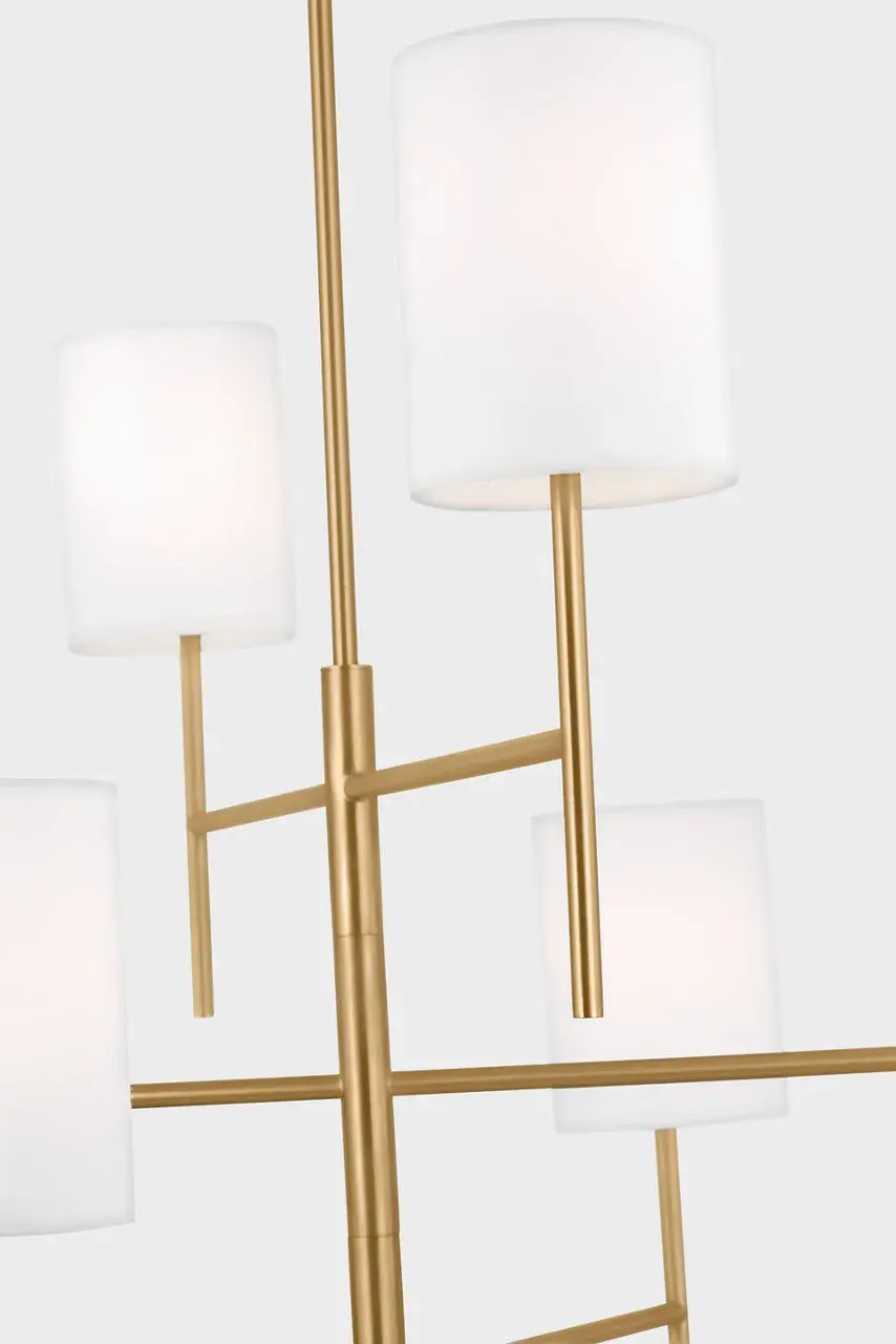 Key Large Chandelier in Burnished Brass - Image 4